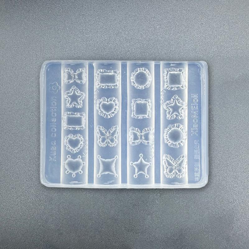 Cartoon Mini Porcelain Bottle Star Lantern Silicone Nail Mold Nail Stamping Decorations Nails Diy Design Manicure Art Tool