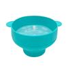 Silicone Popcorn Maker with Lid Chips DIY Fruit Dish Microwave Popcorn Bowl Bucket  Family