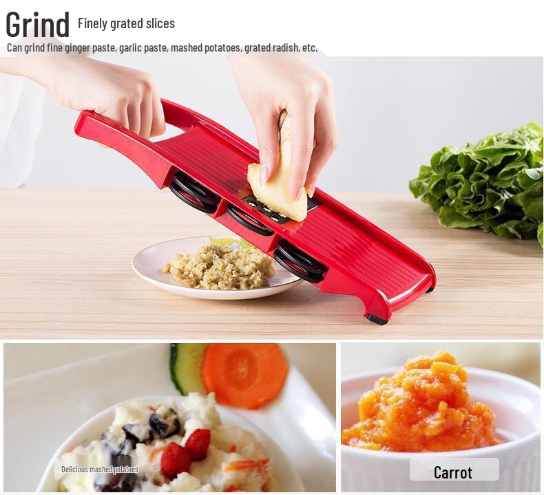 Multi-Function Kitchen Vegetable Cutter, Slicer & Grater