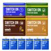 Switch On Protein Shake Grain Flavor, Chocolate Flavor, Matcha Flavor, Almond Flavor, 6 Packets (1 Set)