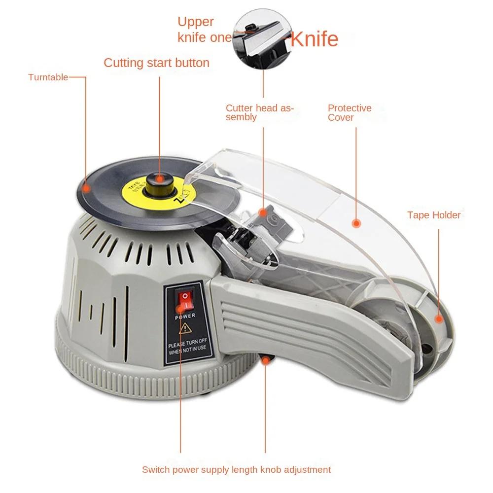 ZCUT-2 Drehscheiben-Typ Klebebandmaschine 3-25mm Automatischer Cutter Klebebandabroller Doppelseitige Klebeband-Schneidemaschine für Verpackungswerkzeug