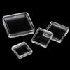 10 ks Čtvercové Průhledné Ochranné Nádoby Pouzdro Pro Tokeny Stolní Hry Držák Krabice