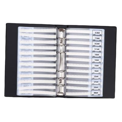   SMD Multilayer Inductor Sample Book 50 Pieces 42 Values Electronic Component Kit Maintenance Teaching Engineers Students  