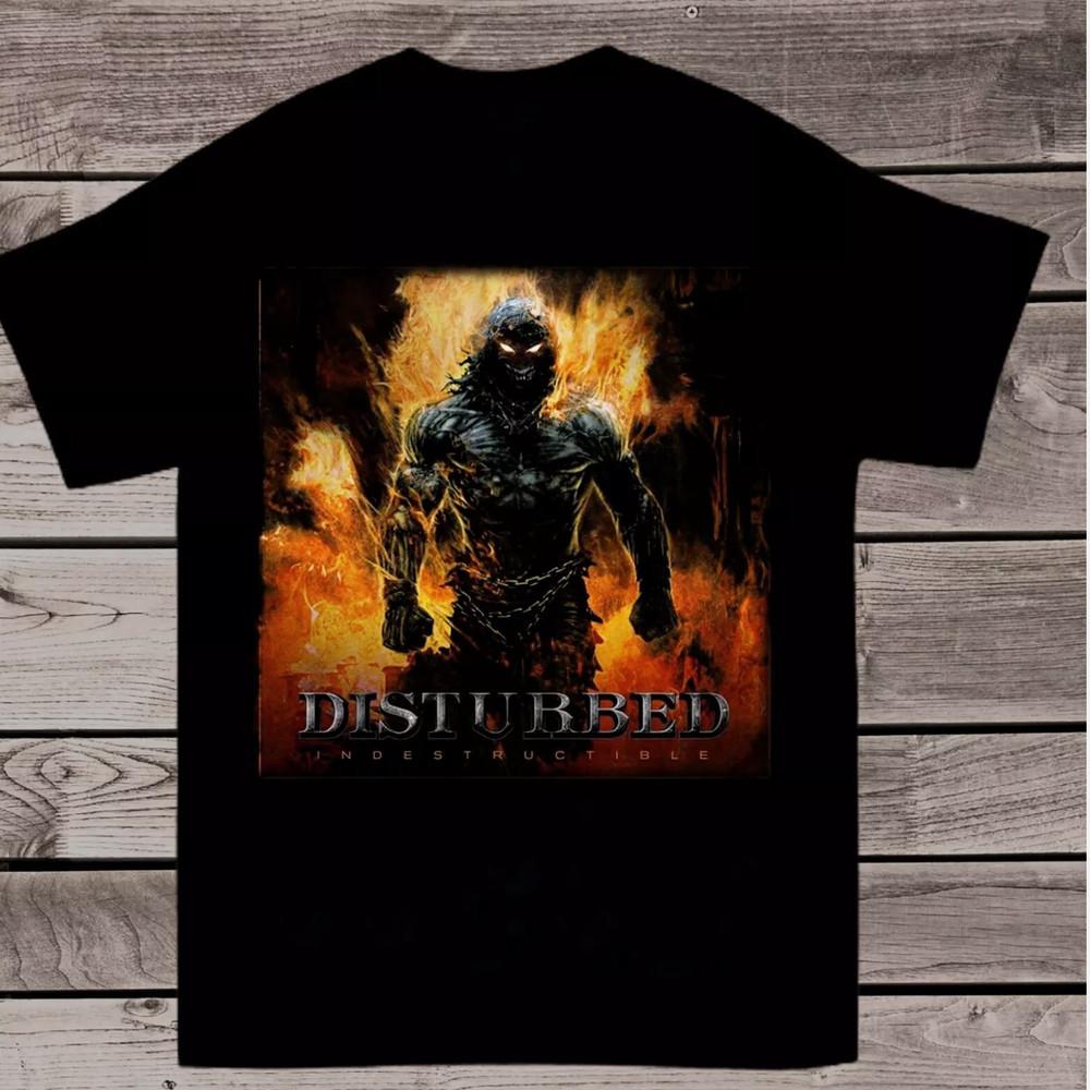 

New Disturbed Band Gift For Fan Cotton Black All Size T-Shirt XL