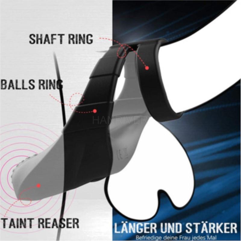 Male Cock Ring For Couple Masturbator Machine Penis Ring Delay Ejaculation Gay Sex Product Erotic Adult Sex Toys for Men