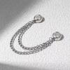 2Pcs Magnetic Clothing Clips with Chain Multi-Function Metal Clothes Magnet Pins Men Women Scarf Shirt Sleeve Pants Button Clip Accessories