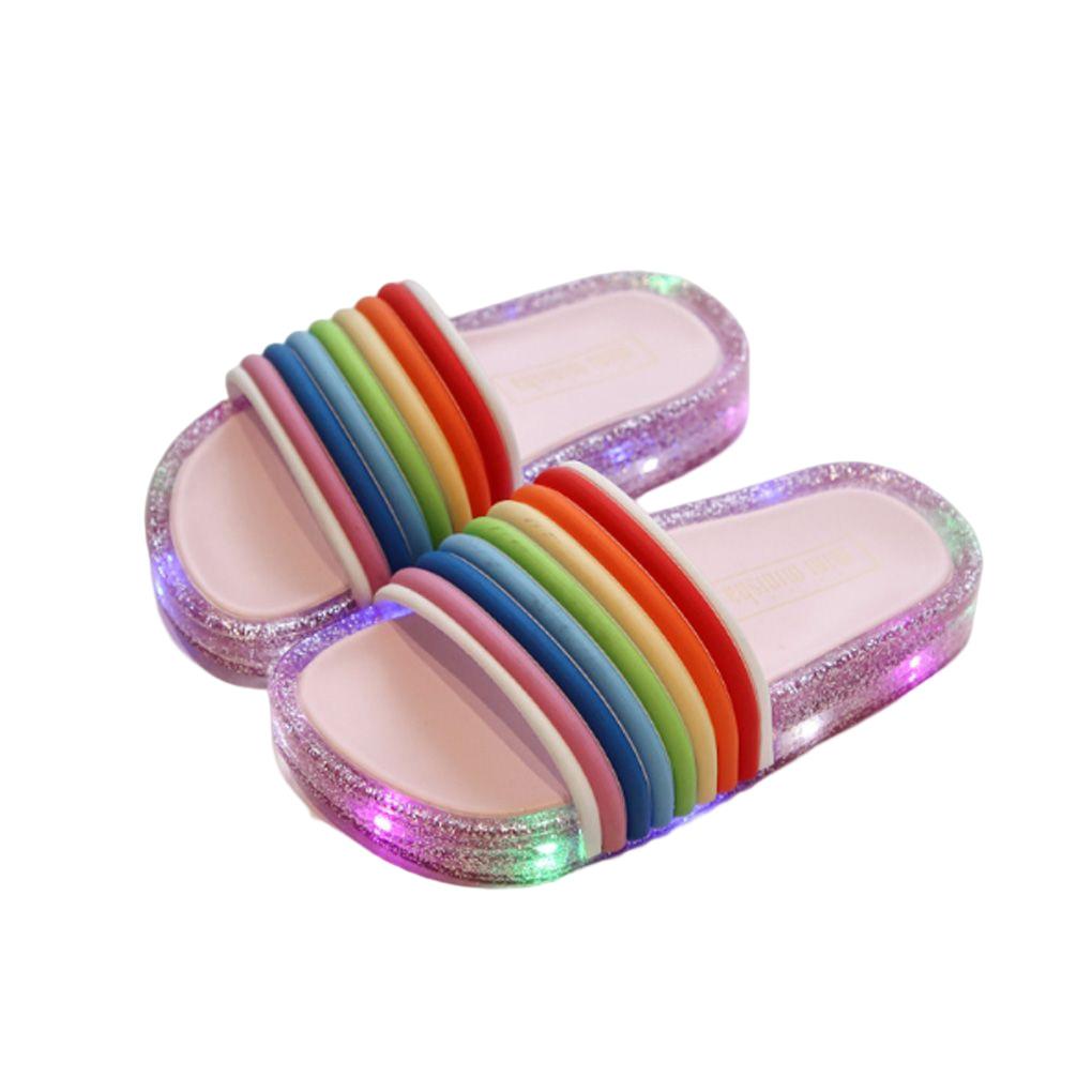 

Colorful Lights Shower Shoes Stress Relieving And Durable Pleasant Walking