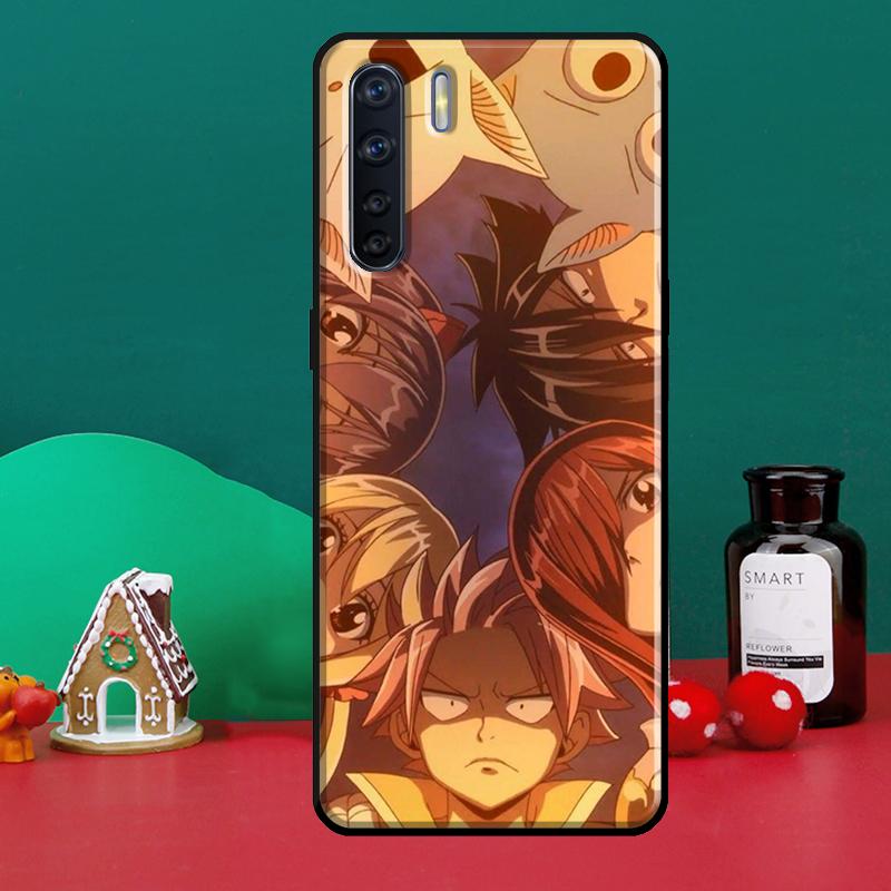 Husa de telefon Fairy Tail Natsu pentru OPPO Reno 5 Lite 2Z 2F A5 A9 A53 A31 2020 A52 A72 A91 A83 A15 A94 A74 A54