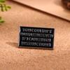 Creative Cartoon English Alphabet Series Alloy Brooch Fashion Versatile Metal Badge Clothes Accessories Clothing