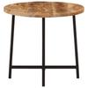 Coffee Table 45 X 45 X 40 Cm Solid Mango Wood and Iron
