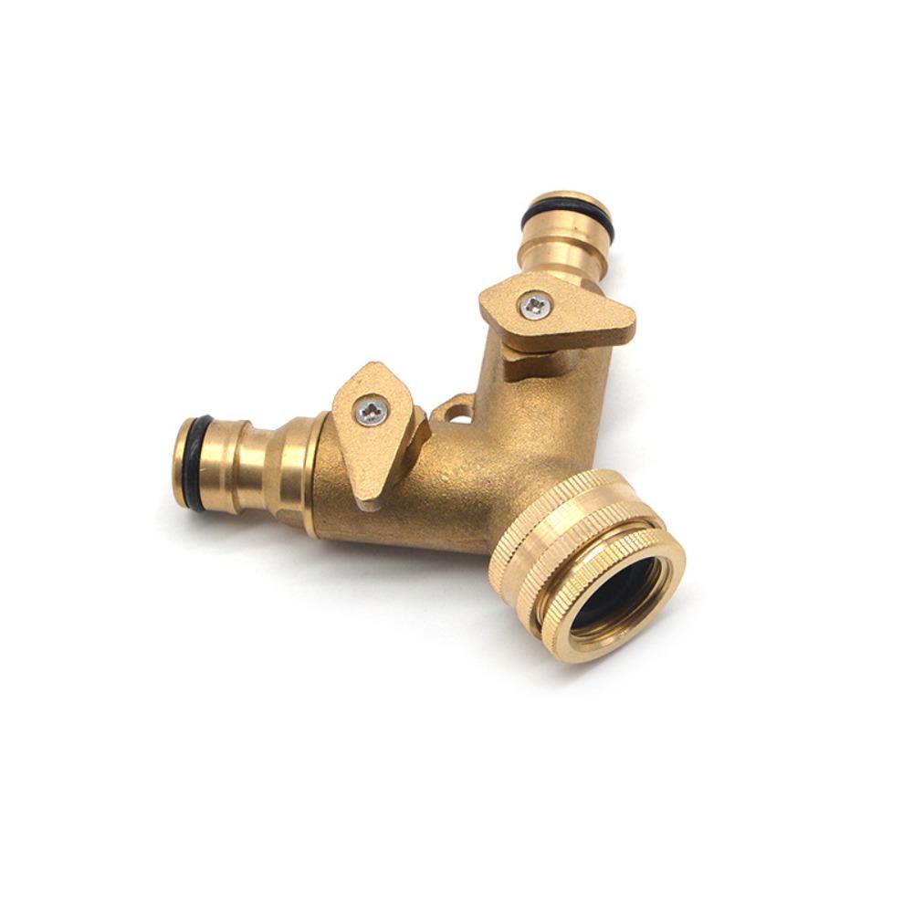 Garden Irrigation Hose Pipe Valve Splitter Quick Connector Hose Faucet Adapter Tap Irrigation Valve