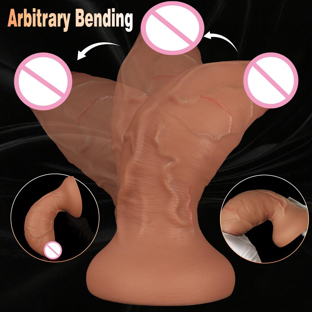 Super Large And Thick Female Egg Free Penis Silicone Simulation Soft Meat Penis For Couples To Satisfy Masturbation Device Adult Sex Toy