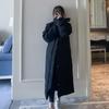 Down cotton-padded clothes for women's 2023 winter clothes Korean version of over-the-knee cotton-padded jackets, super long to ankle students