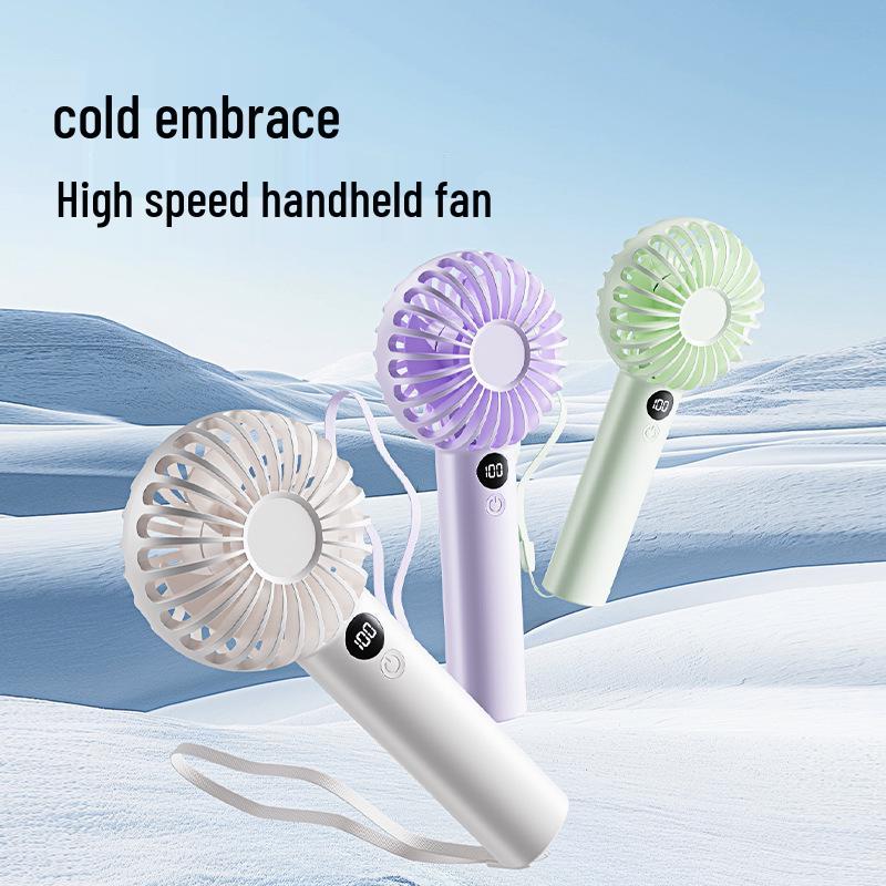 Portable Rechargeable Mini Fan: Handheld USB-Powered with Long Battery Life
