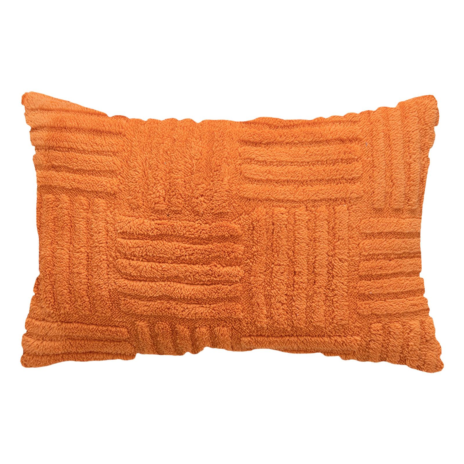 

Corduroy Throw Pillow Cover Rectangle Stripe Comfortable Touch Sofa Cushions Cover for Bedroom Sofa Office BB помаранчевий