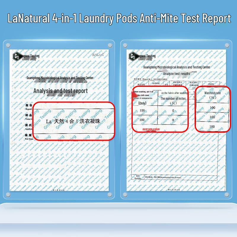 Cápsulas de Gel para Lavandería Natural 4 en 1 de Mama's Choice