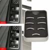 7pcs Window Lift Button Trim Sticker ABS Chrome Silver Replacement for Mercedes Benz A B C E CLA GLA Class W176 W246 W204