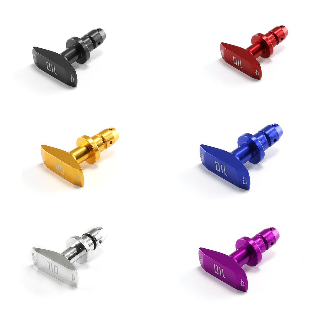 Universal Car Dipstick Puller Aluminum Automobile Replacement Car Oil Dipstick Pull Handle Engine Oil Pullhandle Convenient New