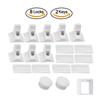Baby Safety Lock Invisible Lock Kids Security Drawer Latch Cabinet Door Magnetic Child Safety Lock Limiter  Children Protection