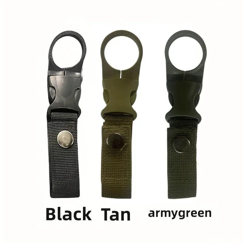 Nylon Backpack Buckle Carabiner Outdoor Mountaineering Water Cup Holder Hiking Camping Accessories Backpack Supplies