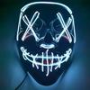 Black Luminous Halloween Mask for Party & Festival