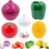Plastic Food Storage Box Vegetable Fruit Sealed Box Kitchen Crisper Containers Onion Garlic Green Pepper Fresh Storage Tools