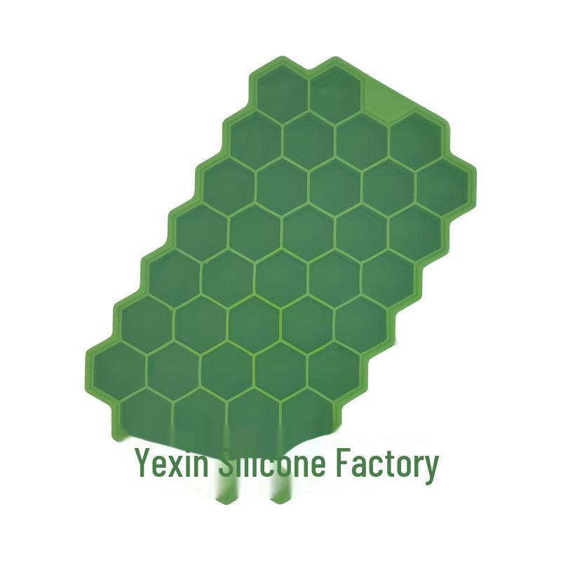 Eiswürfelform aus Silikon: 4 Quadrate, 4 Kugeln, 6 Quadrate, 6 Kugeln, 15 Gitter – leicht zu entformen, lebensmittelecht, weiches Silikon mit Deckel
