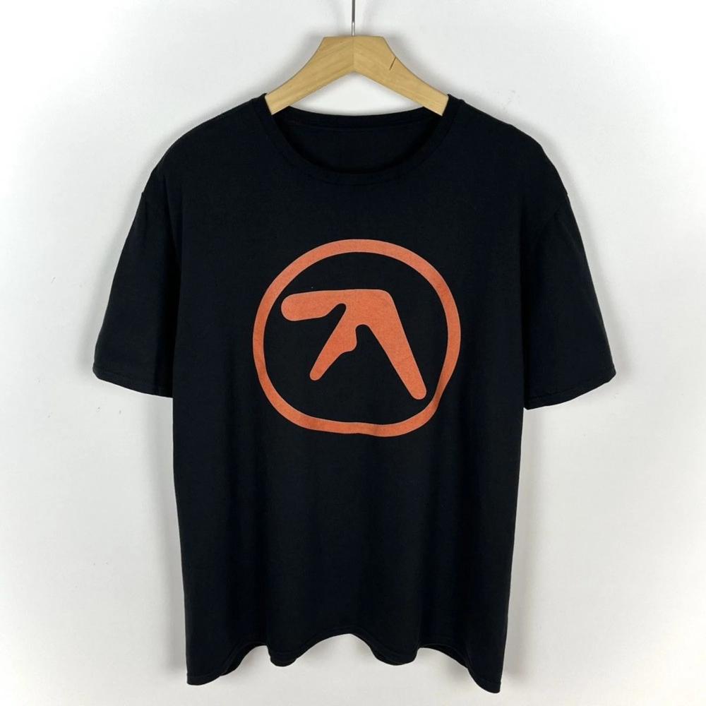 Aphex Twin Tour Nord America ed Europa 2 Lati Nero Unisex Stile Europeo e Americano T-shirt in Puro Cotone Tendenza Nuova Moda