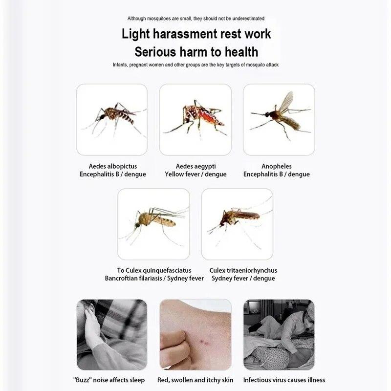 UV Mosquito Lamp USB Charge Anti Mosquito Lamp Pest Control Lamp(No Battery)