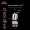 Tragbare Handkaffeemühle mit Keramikmahlwerk