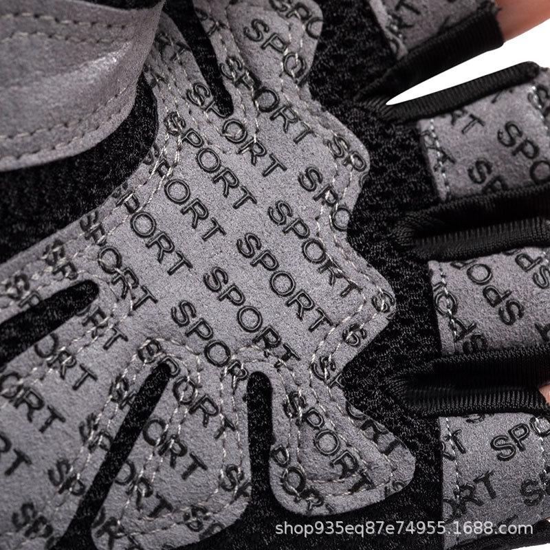 Half-finger gloves men's and women's sports bicycle gloves non-slip and wear-resistant breathable riding gloves