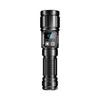 Multi-functional LED Flashlight: Magnetic, White Laser, Telescopic Zoom, Digital Display, Outdoor Handheld Work Light