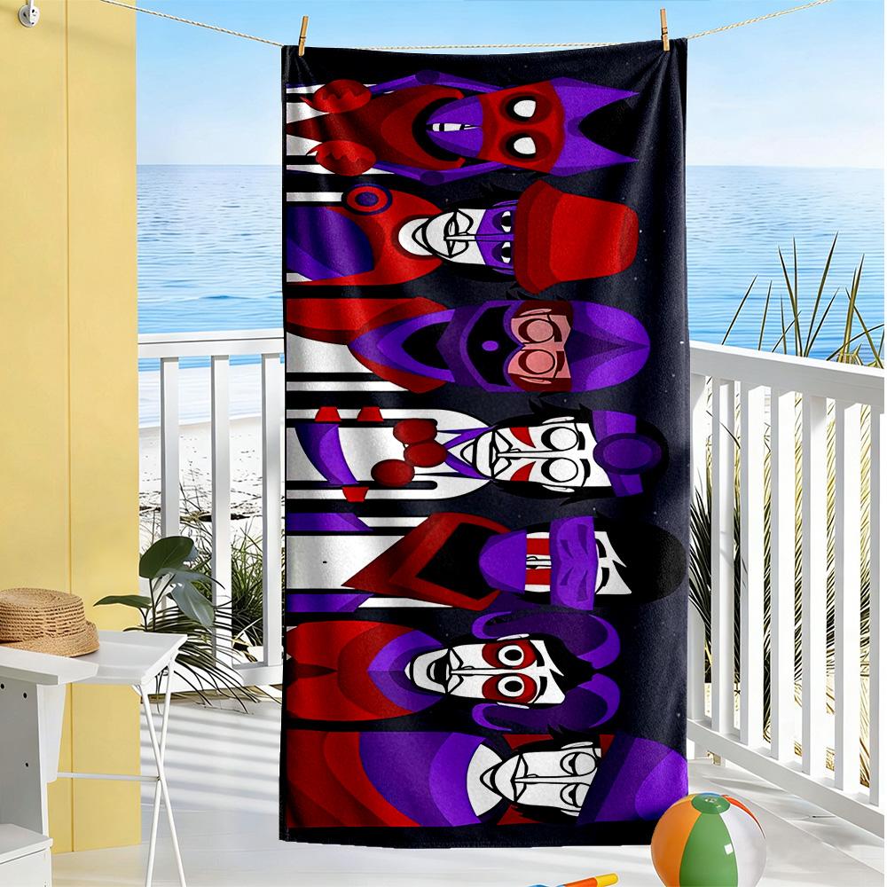 Incredibox Beach Towel High Absorbency & Quick-Dry Comfortable Lightweight Perfect for Traveling Yoga Camping and Swimming