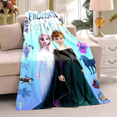 3D-Druck Disney _Die Eiskönigin_ Cartoon-Decke Niedliche Prinzessin Aisha Prinzessin Bedruckte Decke Weiche und Bequeme Decke#(6)