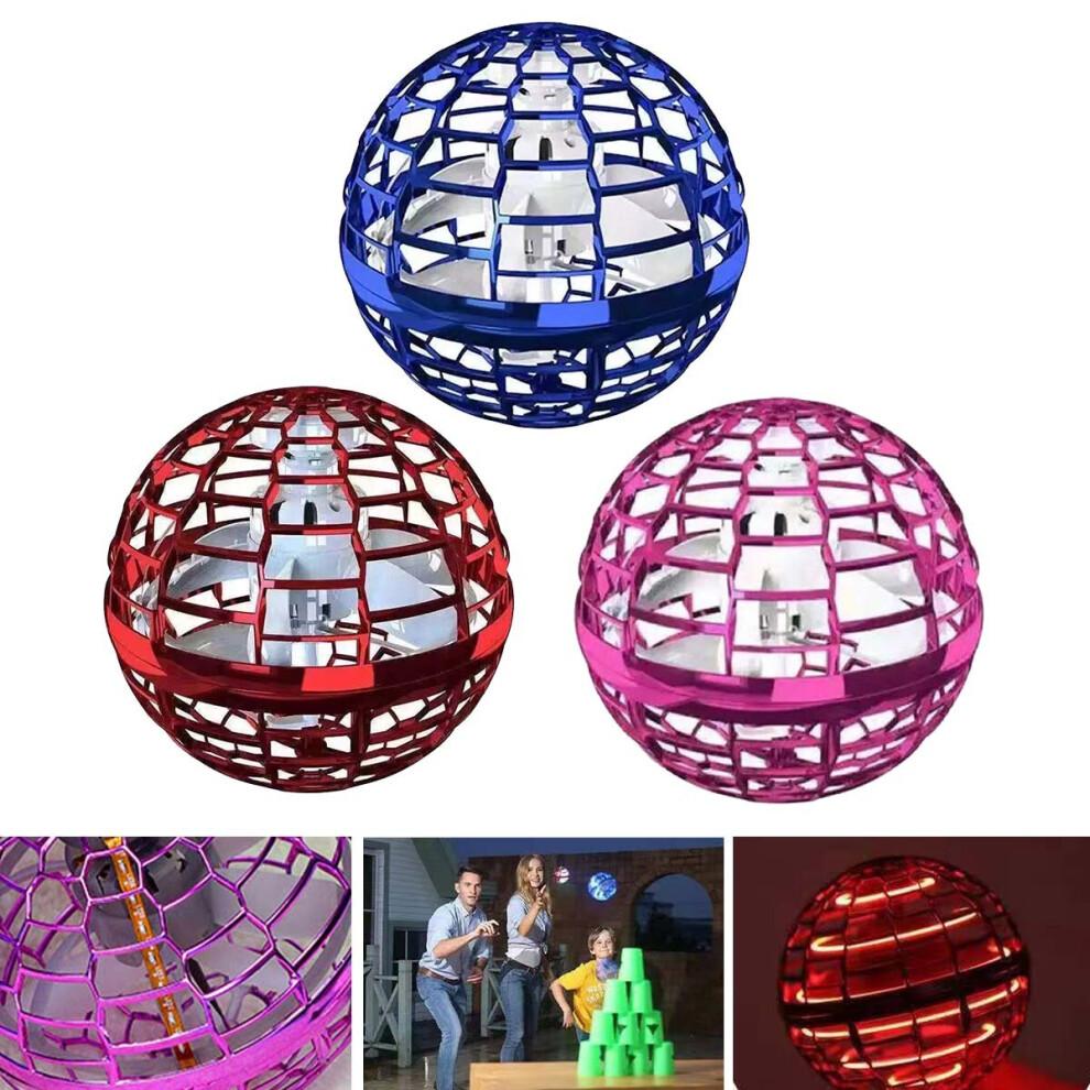 (blau) Flynova Pro Fliegender Ball Bumerang Spinner Flyorb Fly Orb Magischer Ball Drohnen Spielzeug