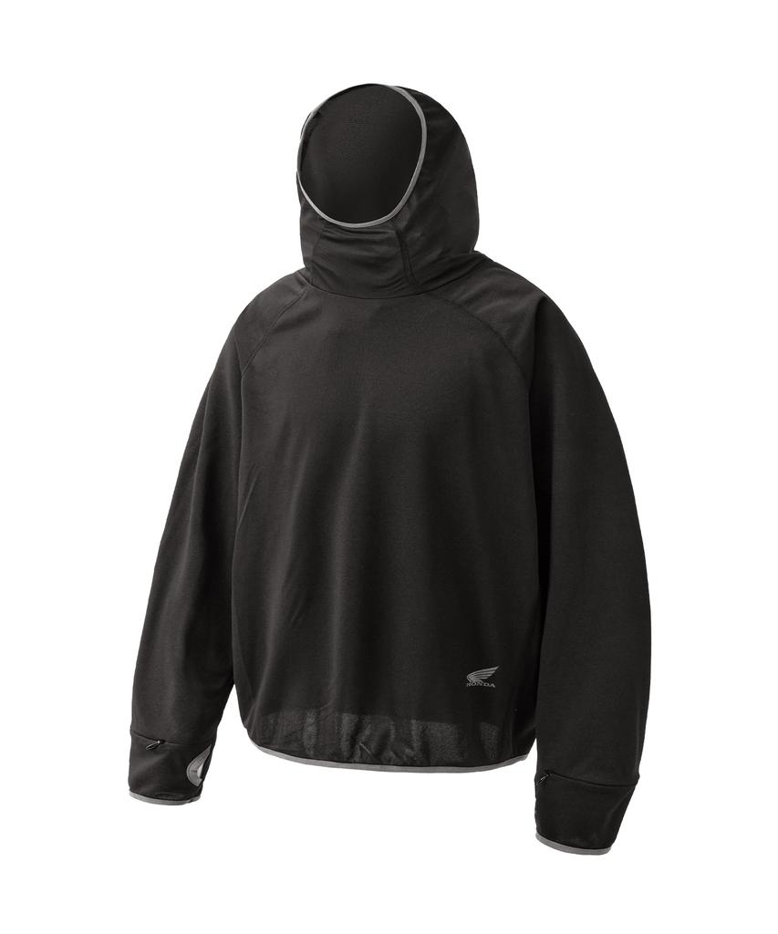 PHYPS MOTORCYCLE H-Tech Dry Active Stretch Hoodie Long Sleeve Black