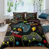 Gamer Bedding Sets For Boys Gaming Duvet Cover Set Video Games Comforter Cover Play Designs Bed Set With Pillowcase