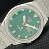 CEAS SEIKO 5 AUTOMATIC 7019A JAPONEZ BĂRBĂTESC D/D VERDE, FOLOSIT, VINTAGE, 602-a313585-2
