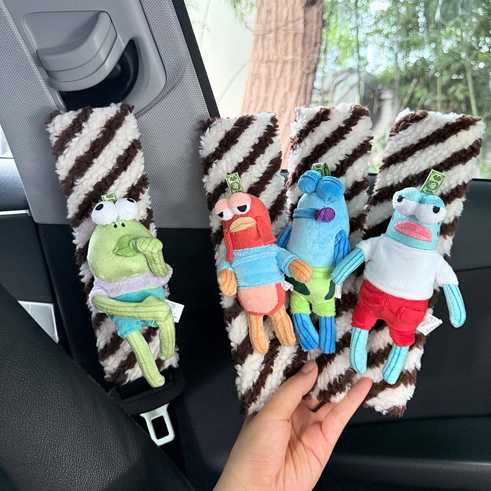 SpongeBob Seatbelt Plush Pad: Anti-Neck Chafing and Shoulder Rubbing Protection