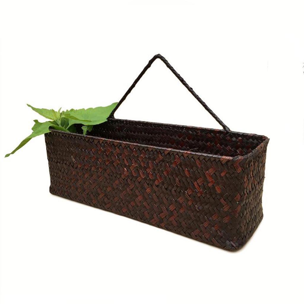 Wall Hanging Basket Multipurpose Fashionable Lightweight Hanging Wall Mount Storage Organizer Basket for Home Family