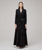 Meuameu Blazer Crop Layered Skirt
