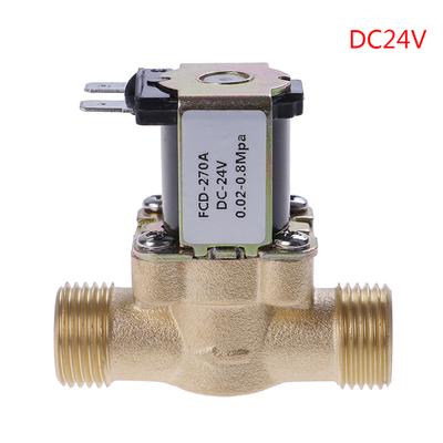G1/2 '' Pirinç Elektrikli Solenoid Valf Dc 12V 24V Ac220V Güneş Enerjili Su Isıtıcısı için