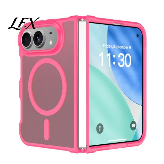 Smooth Touch Protective Shell Magnetic Matte Phone Case for iPhone 2026 New, Full Hinge Anti Oxidation Material Cover Protection, Not Yellowing