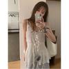 Korean Chic Summer Atmosphere Wearing Straps Inner Suspender Vest Waist Slim Top Women's Clothing