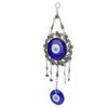 Blue Eye Wall Hanging Ornament Unique Pendant Hollow Flowers Turkish Lucky Wall Ornament for Home OfficeEyes