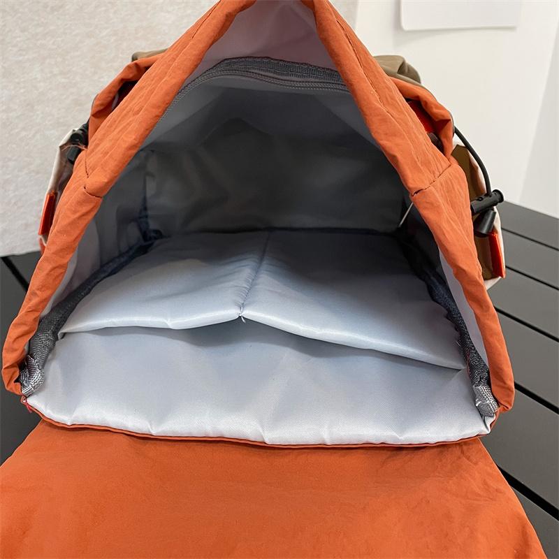 Color Block Schoolbag Women's Backpack Large Capacity Student Backpack