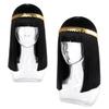 Costume da Cleopatra Set Parrucca Faraone Egiziano Principessa S M