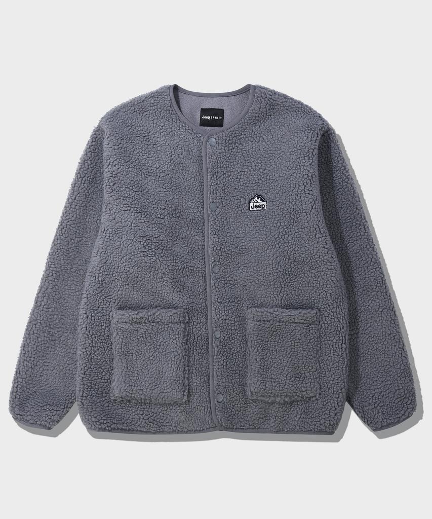 Jeep Retro Mountain Cozy Fleece Cardigan (Jr5Tzu193Mg)