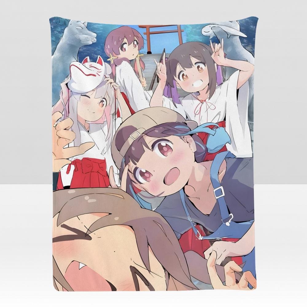 anime OOnimai Story Throw Soft Flannel Blanket for Bed Bedroom Sofa Picnic Throw Skinfriendly Breathable Gift Cover