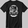 Skull Rider Skeleton S.Sleeve White-Black Men/Women T Shirt K1014